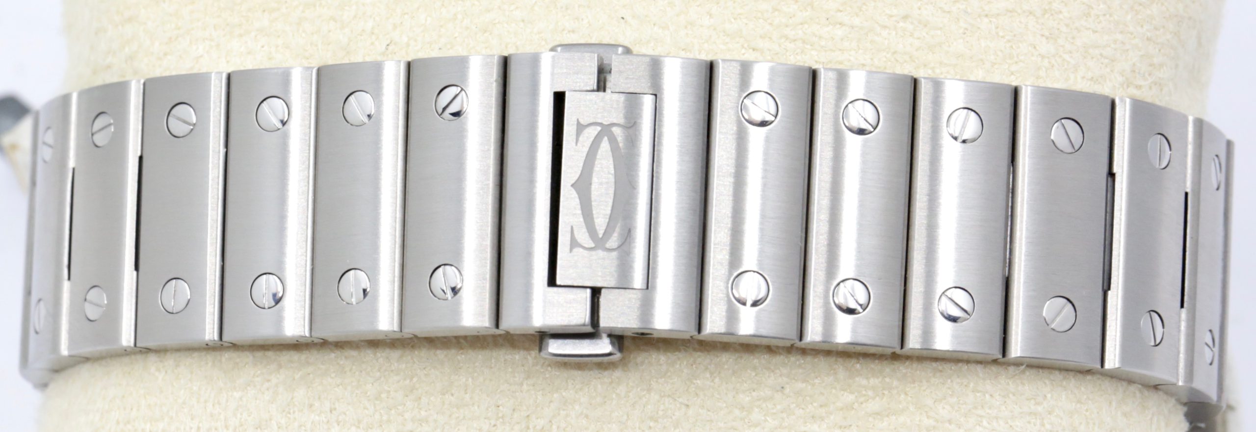Cartier Santos de Cartier Watch, Large Model, Stainless Steel, Silver Roman Dial, on Stainless Steel Cartier Bracelet, Ref. WSSA0018, Circa: 2023, Complete with Box, Papers & Balance of 2 Year Cartier Factory Warranty - Image 6