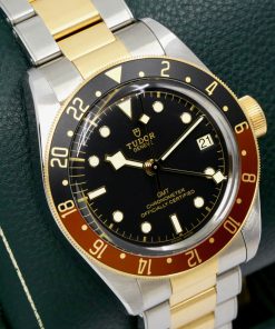 Alternative view of Tudor Black Bay GMT S/G , Stainless Steel & Gold, Black & Brown Bezel, Black Index Dial, on Stainless Steel & Gold Tudor Oyster Bracelet, Ref. 79833MN, Circa: 2023, Complete with Box, Books, Tudor Warranty Card & Balance of 5 Year Tudor Factory Warranty *Mint* - ON SALE $5,800