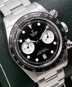 Alternative view of Tudor Black Bay Chrono, Stainless Steel, Black Index Dial with Silver Sub-Dials, on Stainless Steel Tudor Bracelet, Ref. 79360N, Circa: 2022, with Box, Books, Swing Tag, Tudor Warranty Card & Balance of 5 Year Tudor Factory Warranty - ON SALE $4,800