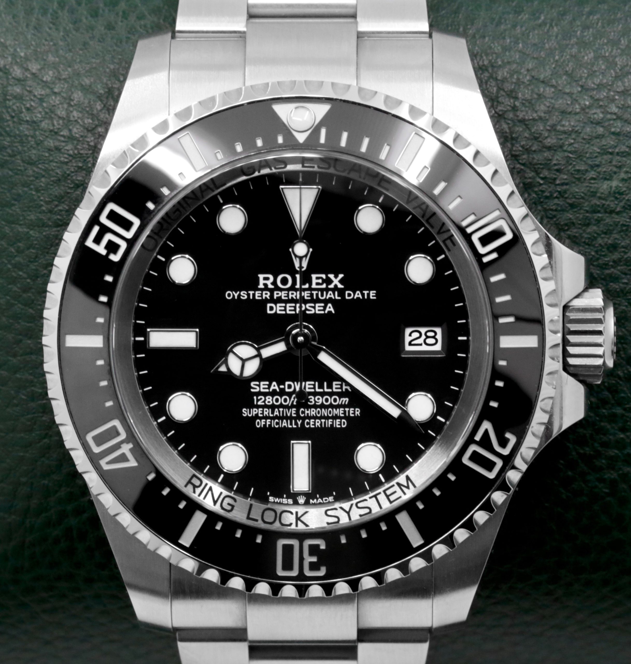 Rolex Sea-Dweller Deepsea in OysterSteel, Black Ceramic Bezel and Black Index Dial, on Rolex Stainless Steel Oyster Bracelet, Ref. 136660, with Box, Book and Rolex Warranty card, Circa: 2023,
