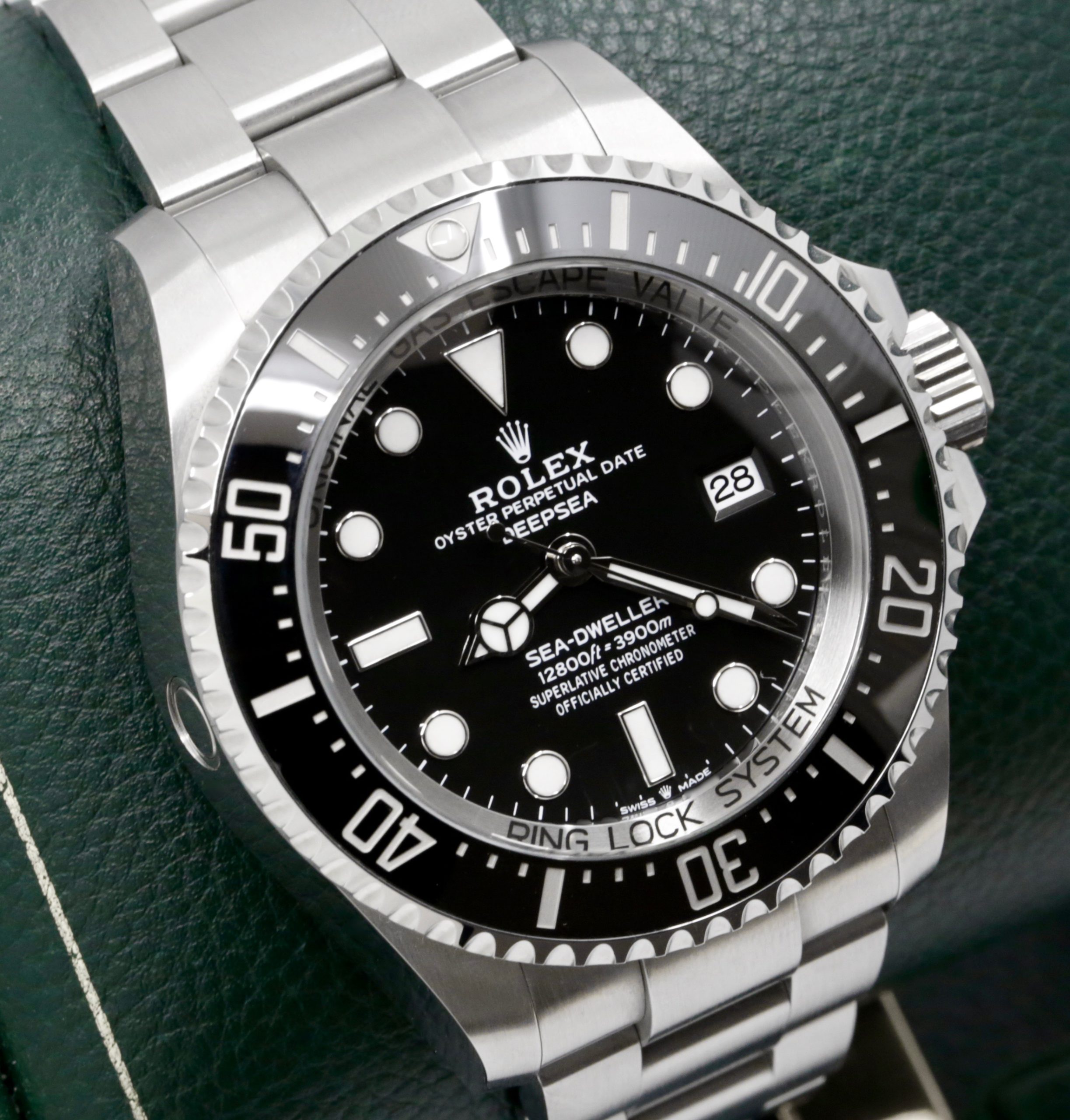 Rolex Sea-Dweller Deepsea in OysterSteel, Black Ceramic Bezel and Black Index Dial, on Rolex Stainless Steel Oyster Bracelet, Ref. 136660, with Box, Book and Rolex Warranty card, Circa: 2023, - Image 3