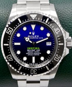 Rolex Oyster Perpetual Deepsea "James Cameron", Stainless Steel, Blue to Black Gradient Dial, Black Ceramic Bezel, on Stainless Steel Rolex Oyster Bracelet, Ref. 136660, Complete with Box, Books, Green & White Swing Tags, Rolex Warranty Card & Balance of 5 Year Rolex Warranty, *UNWORN*