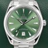 Omega Seamaster Aqua Terra Shades, 38mm, Stainless Steel, Green Index Dial, on Stainless Steel Omega Bracelet, Ref. 220.10.38.20.10.002, Circa: 2023, Complete with Box, Books, Omega Warranty Cards & Balance of 5 Year Omega Factory Warranty