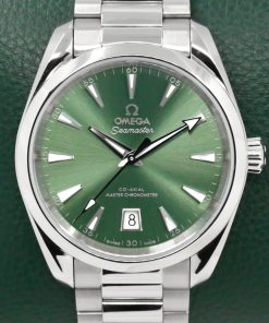 Omega Seamaster Aqua Terra Shades, 38mm, Stainless Steel, Green Index Dial, on Stainless Steel Omega Bracelet, Ref. 220.10.38.20.10.002, Circa: 2023, Complete with Box, Books, Omega Warranty Cards & Balance of 5 Year Omega Factory Warranty