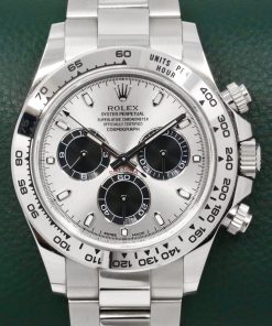 Rolex Cosmograph Daytona, in 18ct White Gold, Steel Grey Dial with Black Sub-Dials, on 18ct White Gold Rolex Oyster Bracelet, Ref. 116509, Circa: 2023, with Box, Books, Rolex Warranty Card & Balance of 5 Year Rolex Warranty
