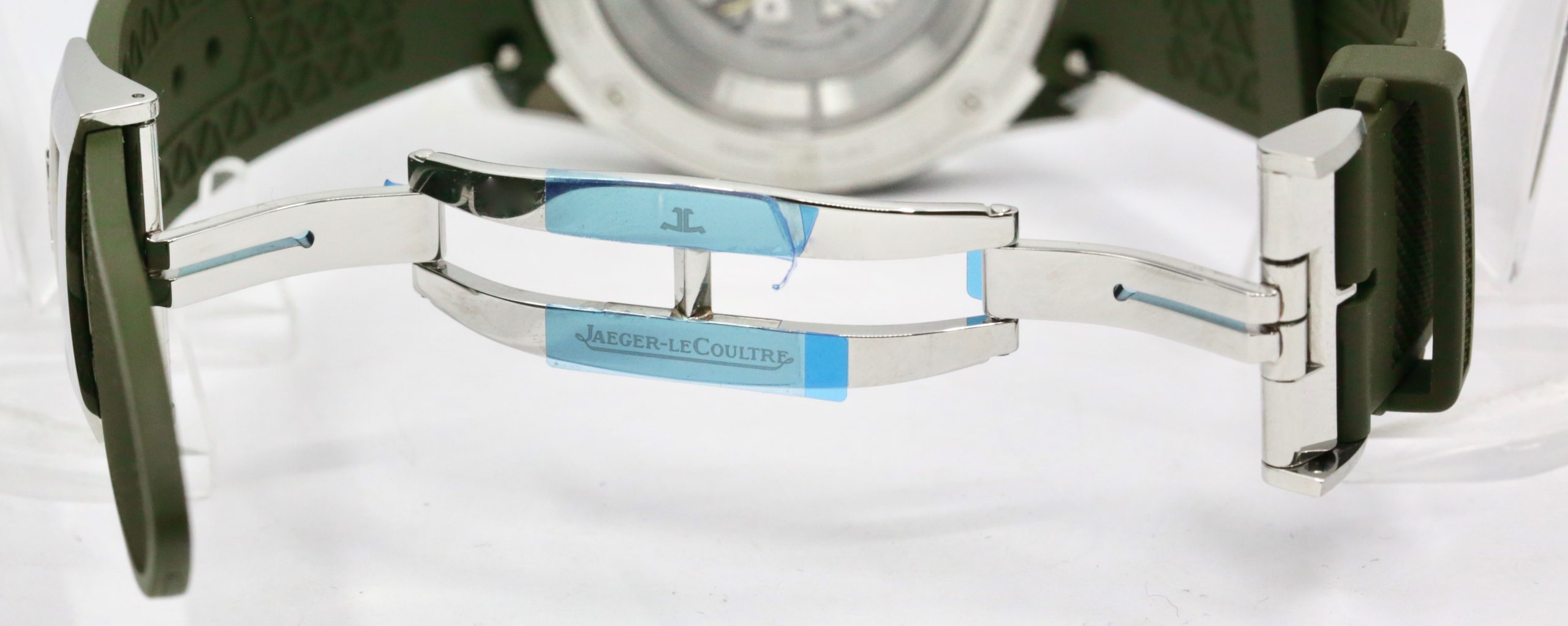 Jaeger-LeCoultre Polaris Date Green lacquer Dial, Boutique Exclusive in stainless steel JLC green rubber strap with a stainless steel deployant, Ref.Q906863J, Circa: 2022, with Box, Books, JLC Warranty Card & Balance of 8 Year Extended Warranty - Image 6