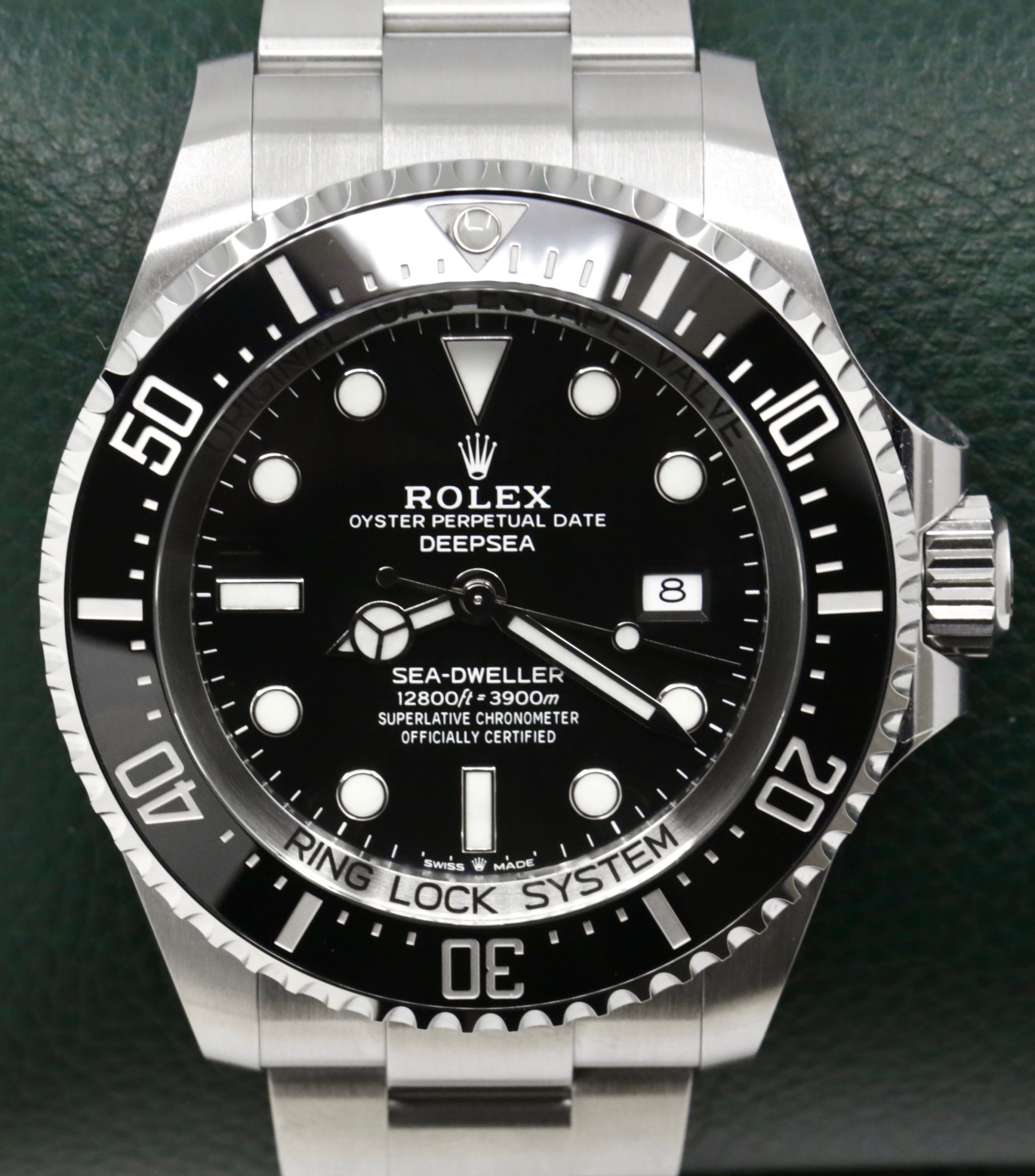 Rolex Oyster Perpetual Sea Dweller Deepsea in Rolex OysterSteel with Black Index Dial on Rolex Oystersteel Bracelet Ref. 126660 Circa: 2019 Complete with Box, Books, white and green swing tags and Rolex Warranty Card