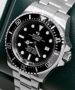 Alternative view of Rolex Oyster Perpetual Sea Dweller Deepsea in Rolex OysterSteel with Black Index Dial on Rolex Oystersteel Bracelet Ref. 126660 Circa: 2019 Complete with Box, Books, white and green swing tags and Rolex Warranty Card