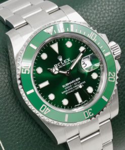 Rolex Submariner Date "HULK", in Stainless Steel, with Green Ceramic Bezel, Green Index Dial, on Stainless Steel Rolex Oyster Bracelet, Ref. 116610LV, Circa: 2019, Complete with Box, Books, Swing Tags & Rolex Warranty Card. - $29,700