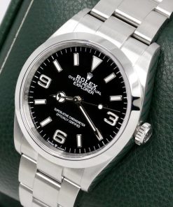 Alternative view of Rolex Explorer I, 36mm, in Oystersteel, Black 3, 6, 9 Dial, on Rolex Oystersteel Bracelet, Ref. 124270, Circa: 2024, Complete with Box, Books, Rolex Warranty Card & Balance of 5 Year Rolex Factory Warranty, - $12,250