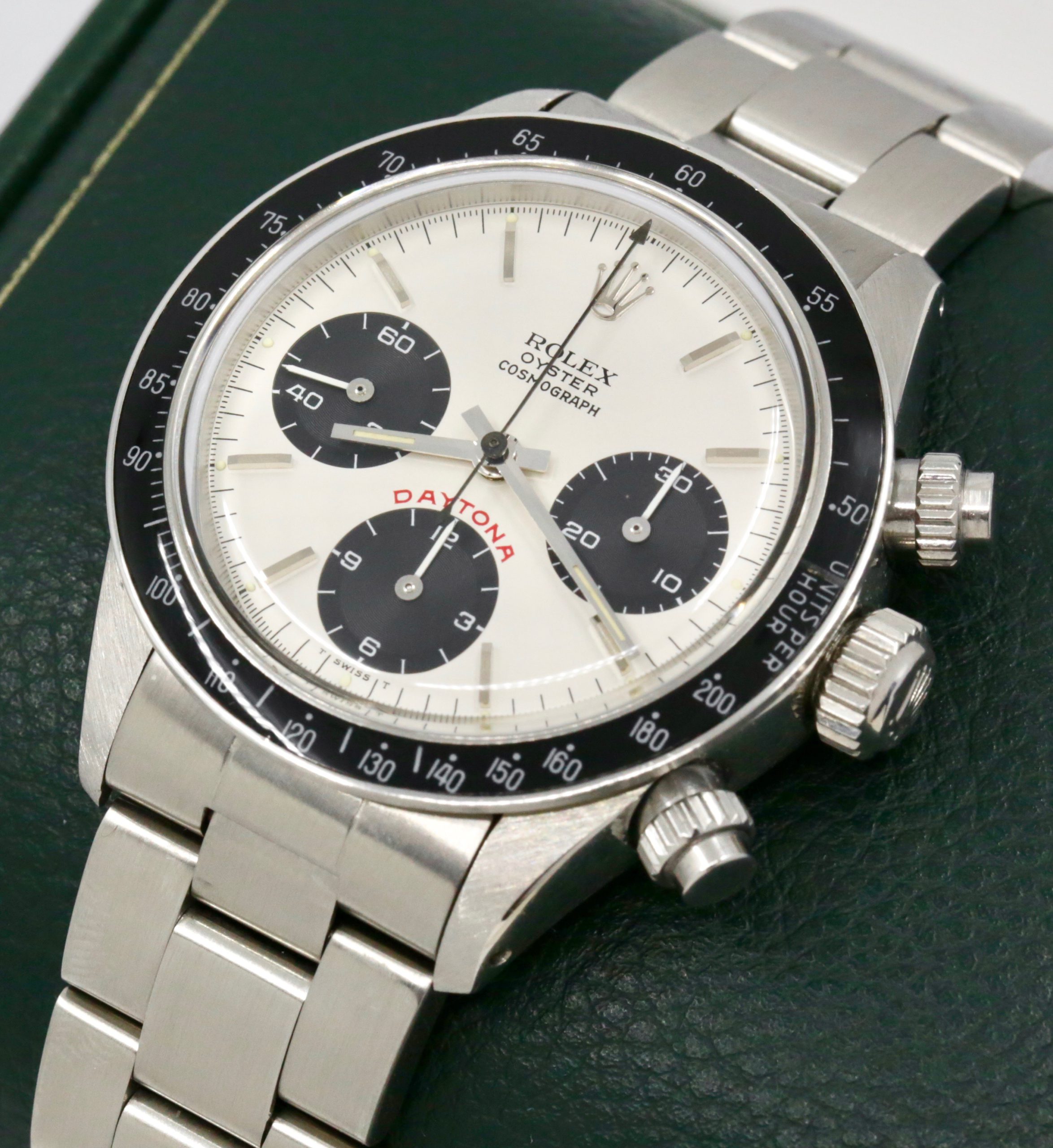 Rolex Oyster Cosmograph Daytona Reference 6263, "BIG RED", in Stainless Steel, Silver Dial with Black Sub Dials, Manual Winding, Circa: 1979/1980 - Image 2