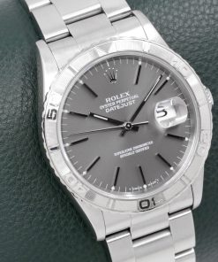 Alternative view of Rolex Oyster Perpetual Datejust 36 Turn-O-Graph, "Thunderbird" with Rotating Bezel, in Stainless Steel, Rhodium Index Dial, on Stainless Steel Rolex Oyster Bracelet, Ref.16264, 1997, with Box, Books, & Rolex Warranty Certificate. $9,900