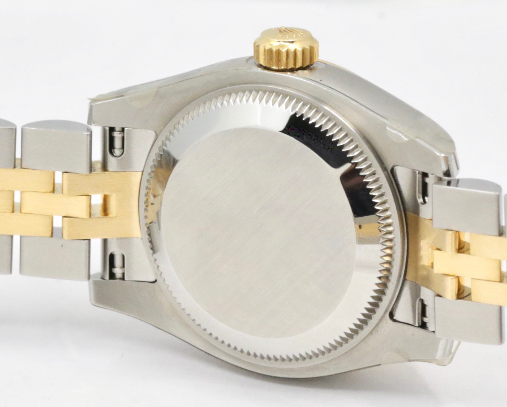 Rolex Lady Datejust 26, Stainless Steel & 18ct Yellow Gold, Champagne index Dial, on Steel & 18ct Yellow Gold Jubilee Bracelet, Ref.179173, Circa 2016, with Box, Book and Rolex Warranty Card - Image 6