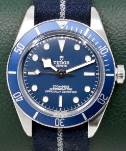 Tudor Black Bay 58, in Stainless Steel, Blue Index Dial, Blue Bezel on a Blue Tudor Fabric Strap, Ref. 79030B, Circa: 2023, Complete with Box, Books, Tudor Warranty Card & Balance of 5 Year Tudor Factory Warranty $3,850