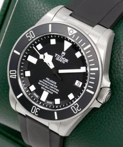 Alternative view of Tudor Pelagos 42, in Titanium, Black Index Dial, on Tudor Rubber Strap with Titanium Tudor Tang Buckle, Ref. 25600TN, Circa: 2022, with Box, Books, Tudor Warranty Card, Titanium Tudor Bracelet, & Balance of 5 Year Tudor Factory Warranty $5200
