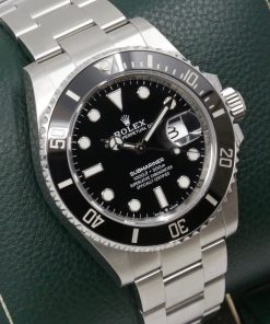Alternative view of Rolex Submariner Date, Stainless Steel, Black Ceramic Bezel, Black Index Dial, on Stainless Steel Rolex Oyster Bracelet, Ref. 126610LN, Circa: 2021, Complete with Box, Books, Swing Tags, Rolex Warranty Card & Balance of 5 Year Rolex Factory Warranty