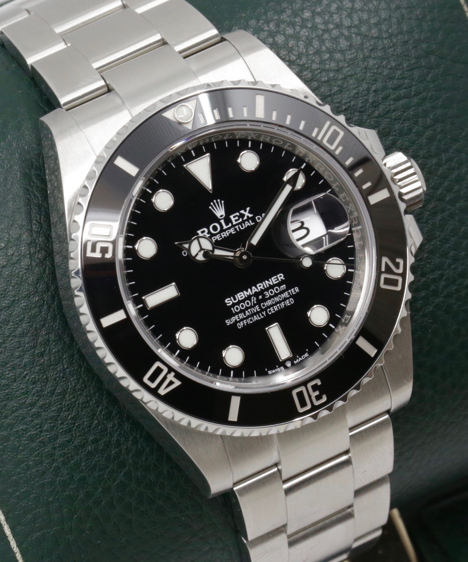 Rolex Submariner Date, Stainless Steel, Black Ceramic Bezel, Black Index Dial, on Stainless Steel Rolex Oyster Bracelet, Ref. 126610LN, Circa: 2021, Complete with Box, Books, Swing Tags, Rolex Warranty Card & Balance of 5 Year Rolex Factory Warranty - Image 2