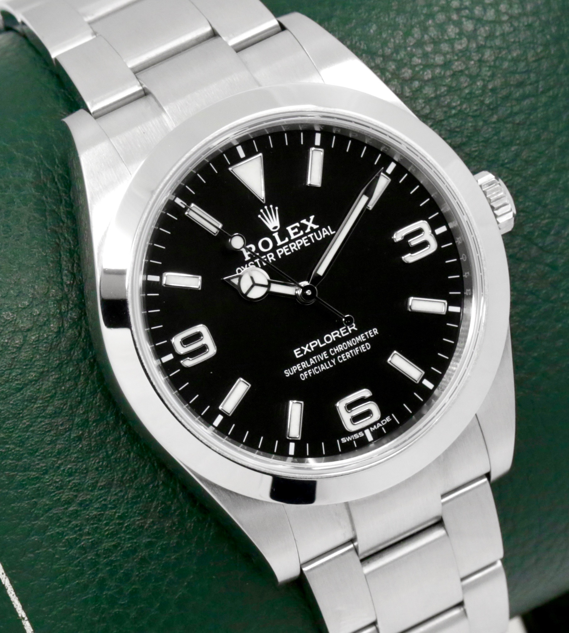 Rolex Explorer I, Stainless Steel, Black 3,6,9 Dial, on Stainless Steel Rolex Oyster Bracelet, Ref. 214270, Circa: 2020, Complete with Box, Books, Swing Tags, Rolex Warranty Card & Balance of 5 Year Rolex Warranty - Image 2