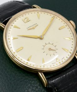 Longines gents 0.375ct rose gold, manual winding calibre 27M with 17 jewels, just traded !!! as traded $600.00 + GST.