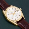 Omega Seamaster Automatic with Date, Gold Capped Case, Silver Index Dial, on Brown Omega Alligator Leather Strap with Omega Tang Buckle, Circa: 1960's - As Traded!! $1,700