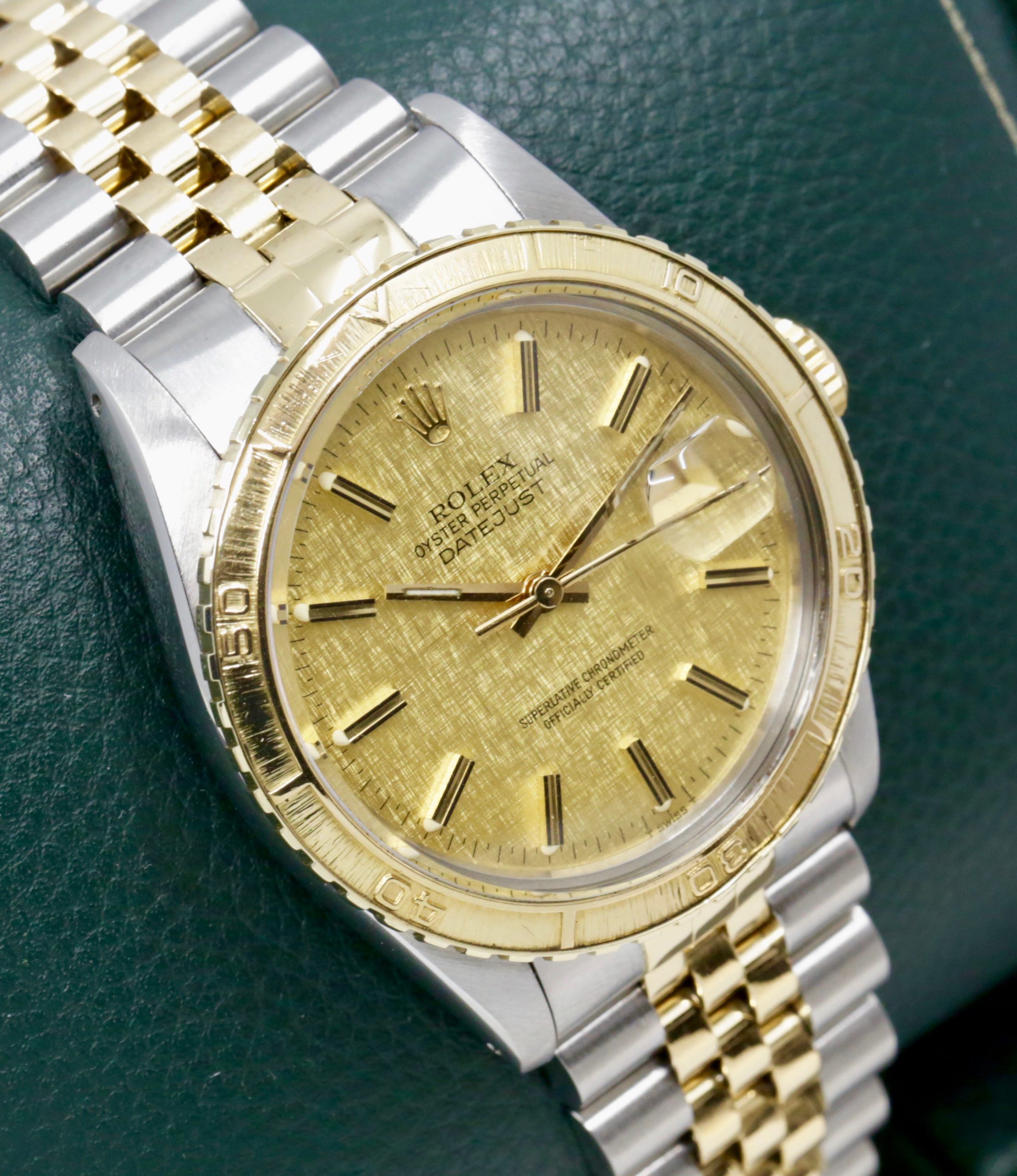 Rolex Oyster Perpetual Datejust Turn-O-Graph, in Stainless Steel & 18ct Yellow Gold, Champagne Linen Dial, on Stainless Steel & 18ct Yellow Gold Rolex Jubilee Bracelet, Ref. 16253, Circa: 1984, with Rolex Box - Image 2