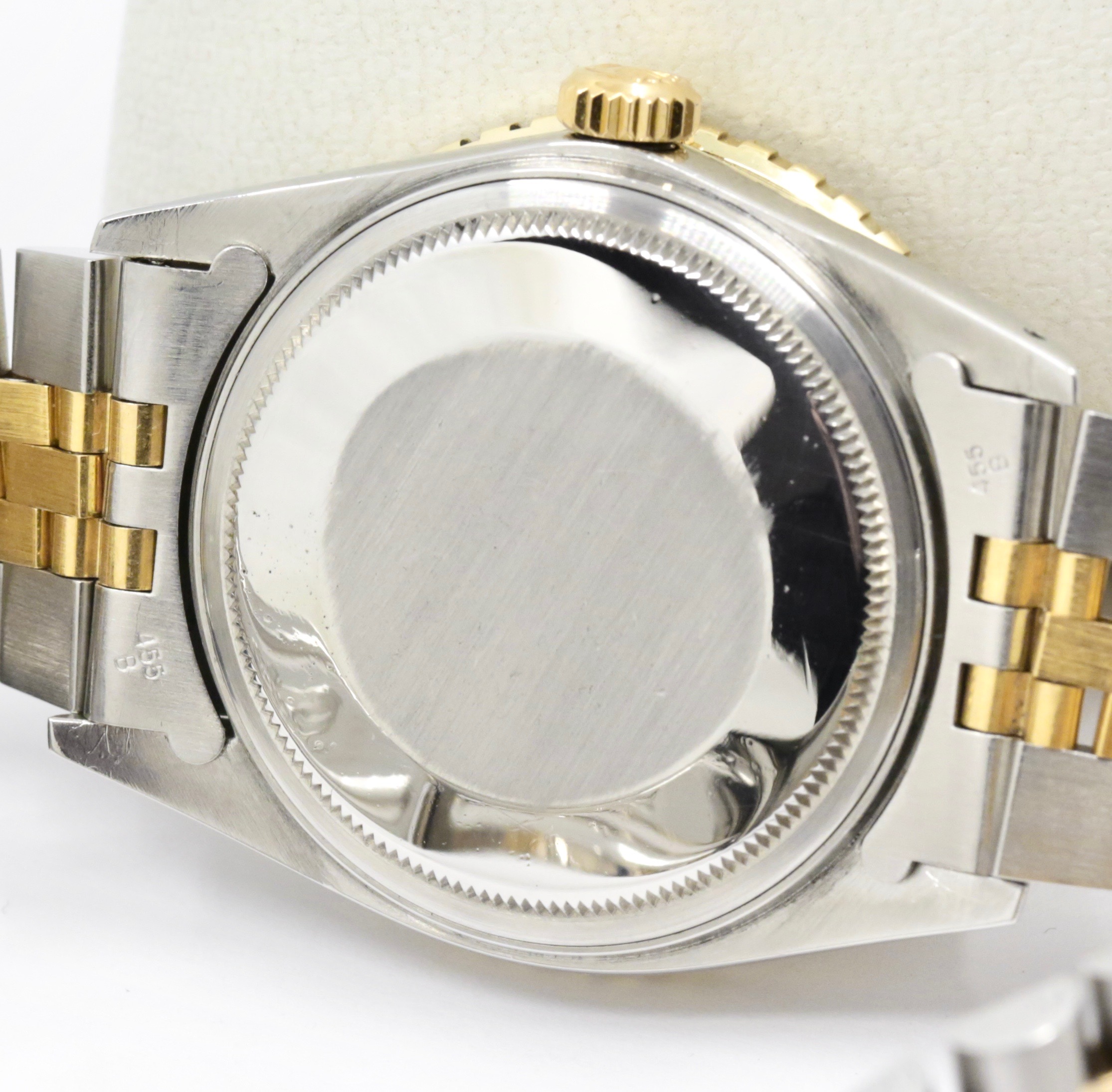 Rolex Oyster Perpetual Datejust Turn-O-Graph, in Stainless Steel & 18ct Yellow Gold, Champagne Linen Dial, on Stainless Steel & 18ct Yellow Gold Rolex Jubilee Bracelet, Ref. 16253, Circa: 1984, with Rolex Box - Image 5