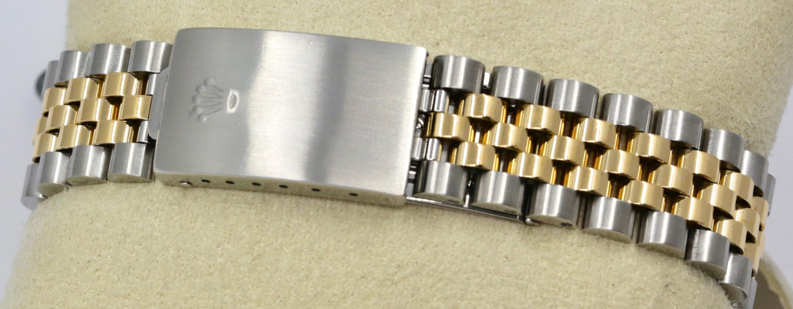Rolex Oyster Perpetual Datejust Turn-O-Graph, in Stainless Steel & 18ct Yellow Gold, Champagne Linen Dial, on Stainless Steel & 18ct Yellow Gold Rolex Jubilee Bracelet, Ref. 16253, Circa: 1984, with Rolex Box - Image 6