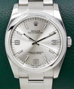 Rolex Oyster Perpetual 36 in Stainless Steel with a Silver 3,6,9 Dial on a Rolex Oystersteel Bracelet Ref. 116000 with Box and Book, Approx. 2016 - $7,950