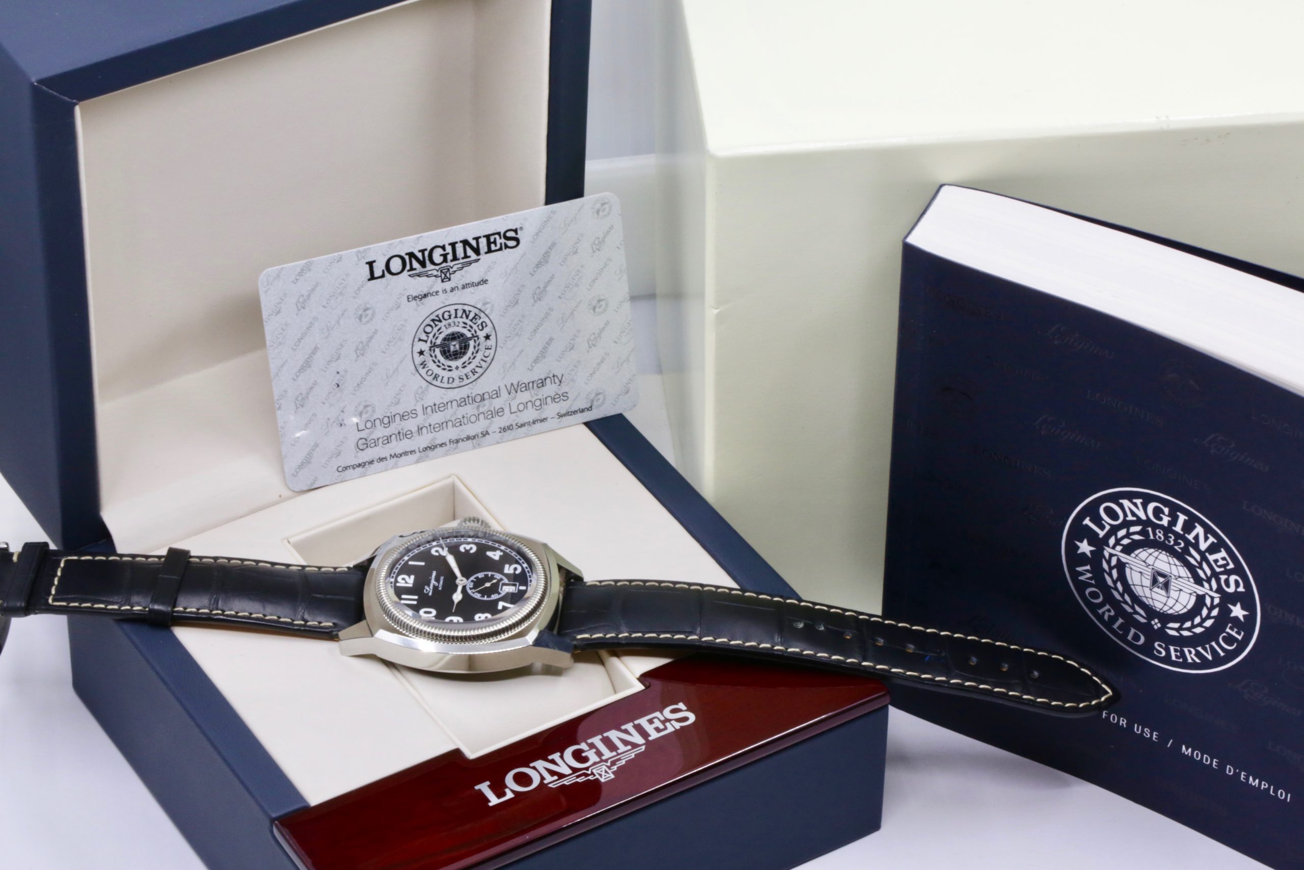 Longines Heritage 1935 L2.794 4 Pilot Czech Armed Forces. - Image 6