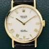 Rolex Cellini Ladies Wristwatch, in 18ct Yellow Gold, Silver "Jubilee" Dial with Roman Numerals, on Rolex Leather Strap with 18ct Yellow Gold Rolex Tang Buckle, Ref. 5109/8, Circa: 1991, with Box & Rolex Warranty Certificate