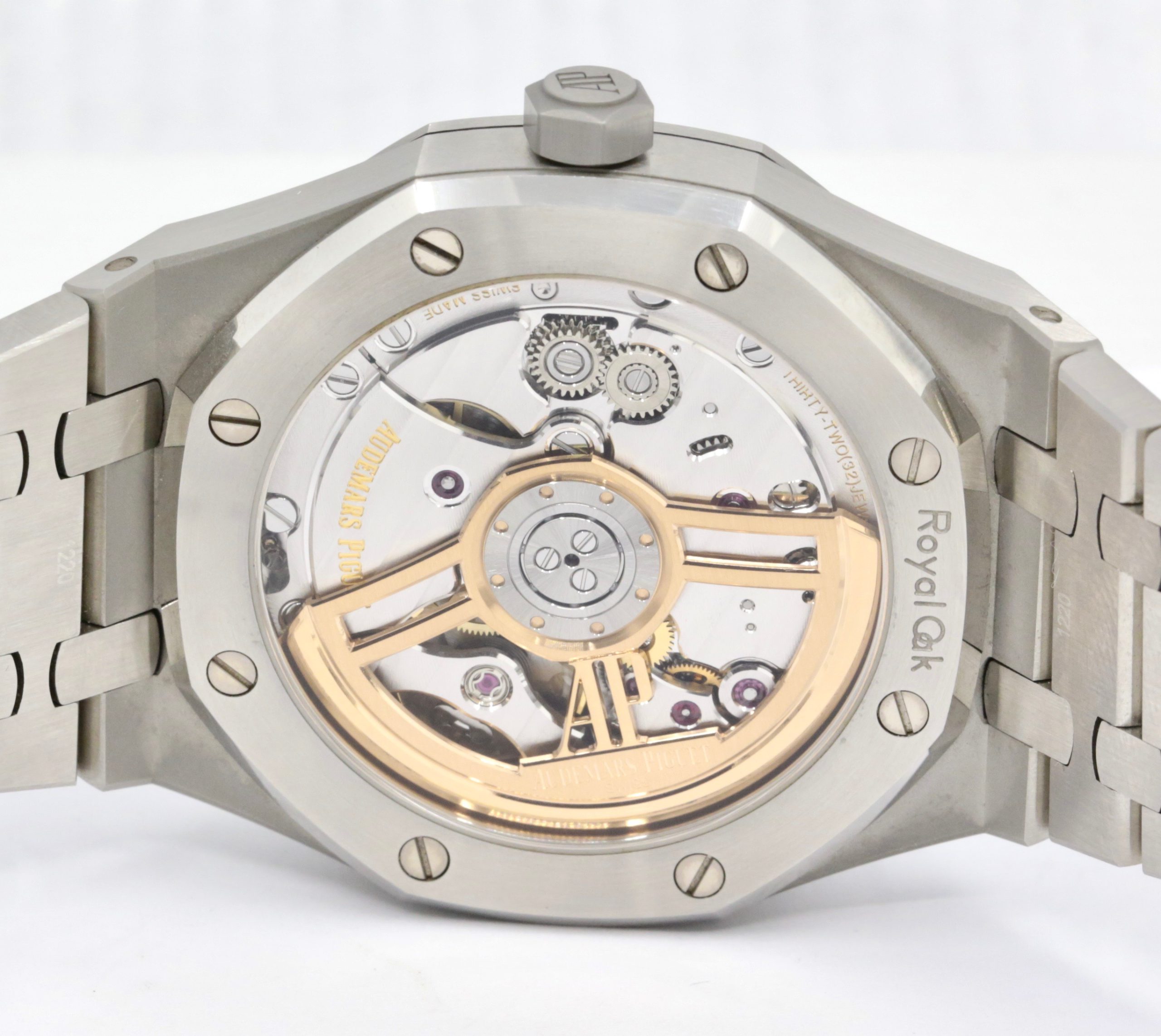 Audemars Piguet Royal Oak, 41mm, Stainless Steel, Black Tapisserie Dial, on Audemars Piguet Stainless Steel Bracelet, Ref. 15500ST.OO.1220ST.03, Circa 2021, with Box, Books, & Audemars Piguet Warranty Card - Image 5