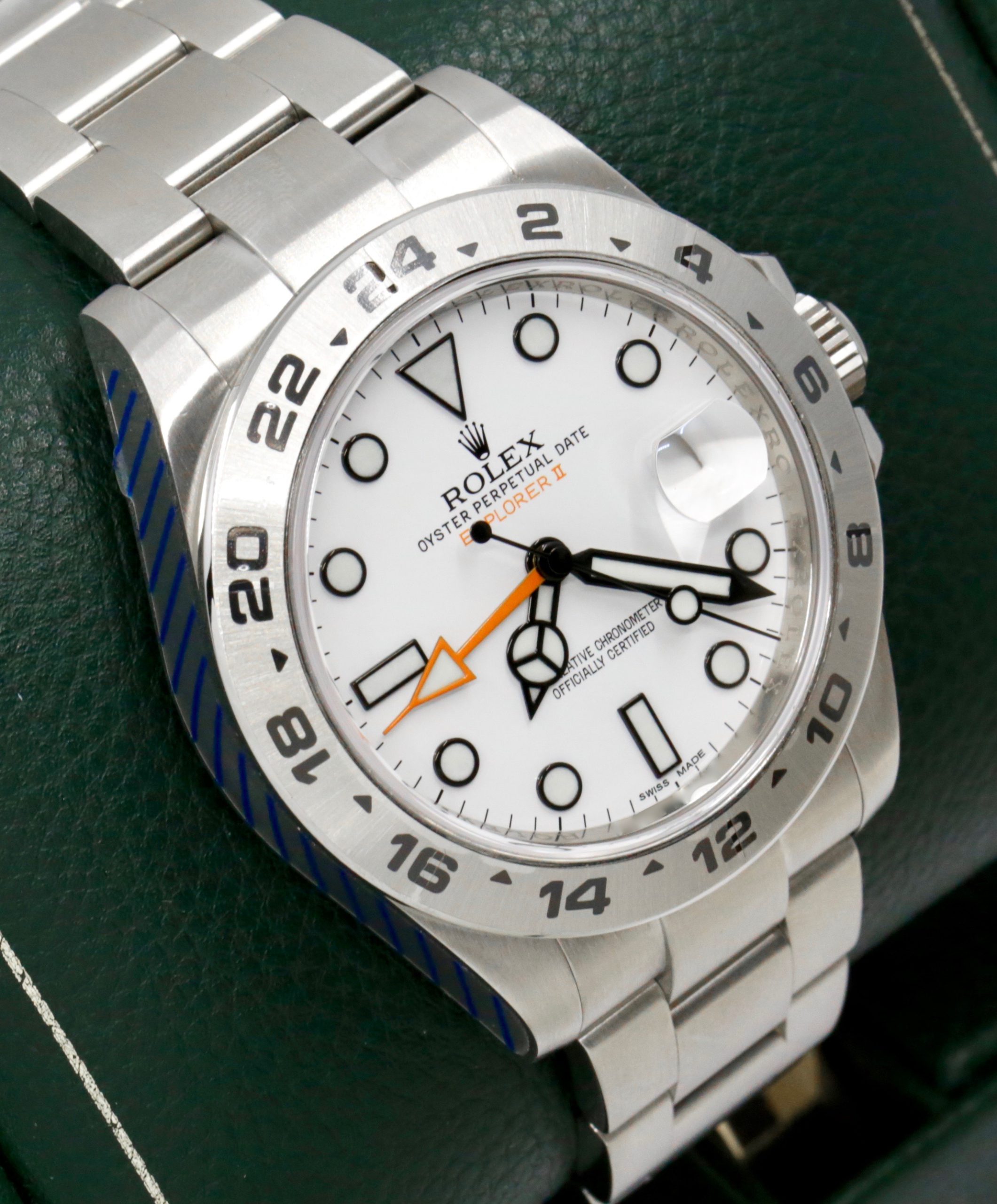 Rolex Explorer II "Polar", Stainless Steel, White Index Dial with Orange GMT Hand, on Stainless Steel Rolex Oyster Bracelet, Ref. 216570, Circa: 2015, with Rolex Box - Image 2