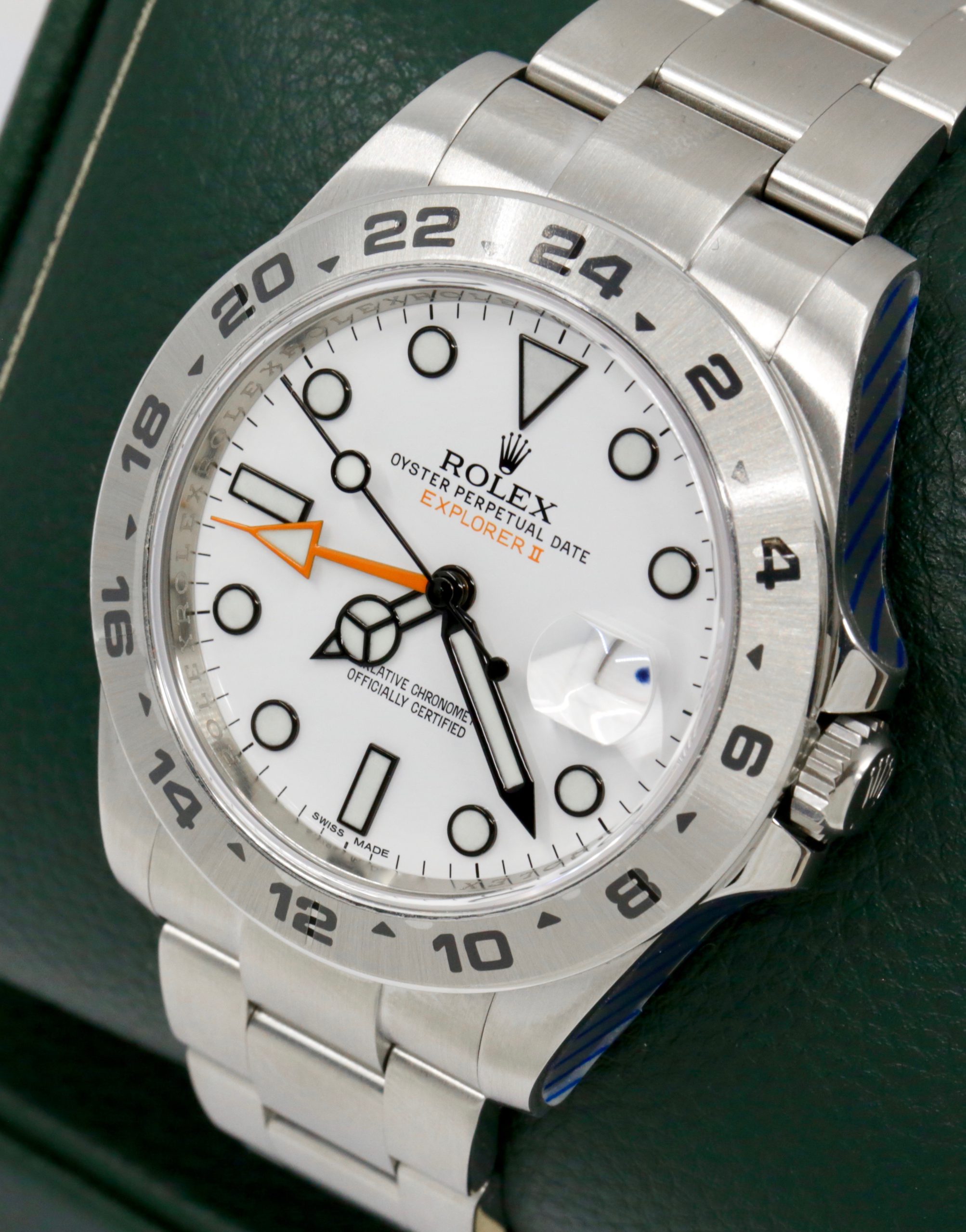 Rolex Explorer II "Polar", Stainless Steel, White Index Dial with Orange GMT Hand, on Stainless Steel Rolex Oyster Bracelet, Ref. 216570, Circa: 2015, with Rolex Box - Image 4