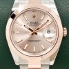 Rolex Datejust 41, Stainless Steel & 18ct Everose Gold, Sundust Index Dial, on Stainless Steel & 18ct Everose Gold Rolex Oyster Bracelet, Ref. 126301, Circa: 2018, with Box, Books, Swing Tag, & Rolex Warranty Card