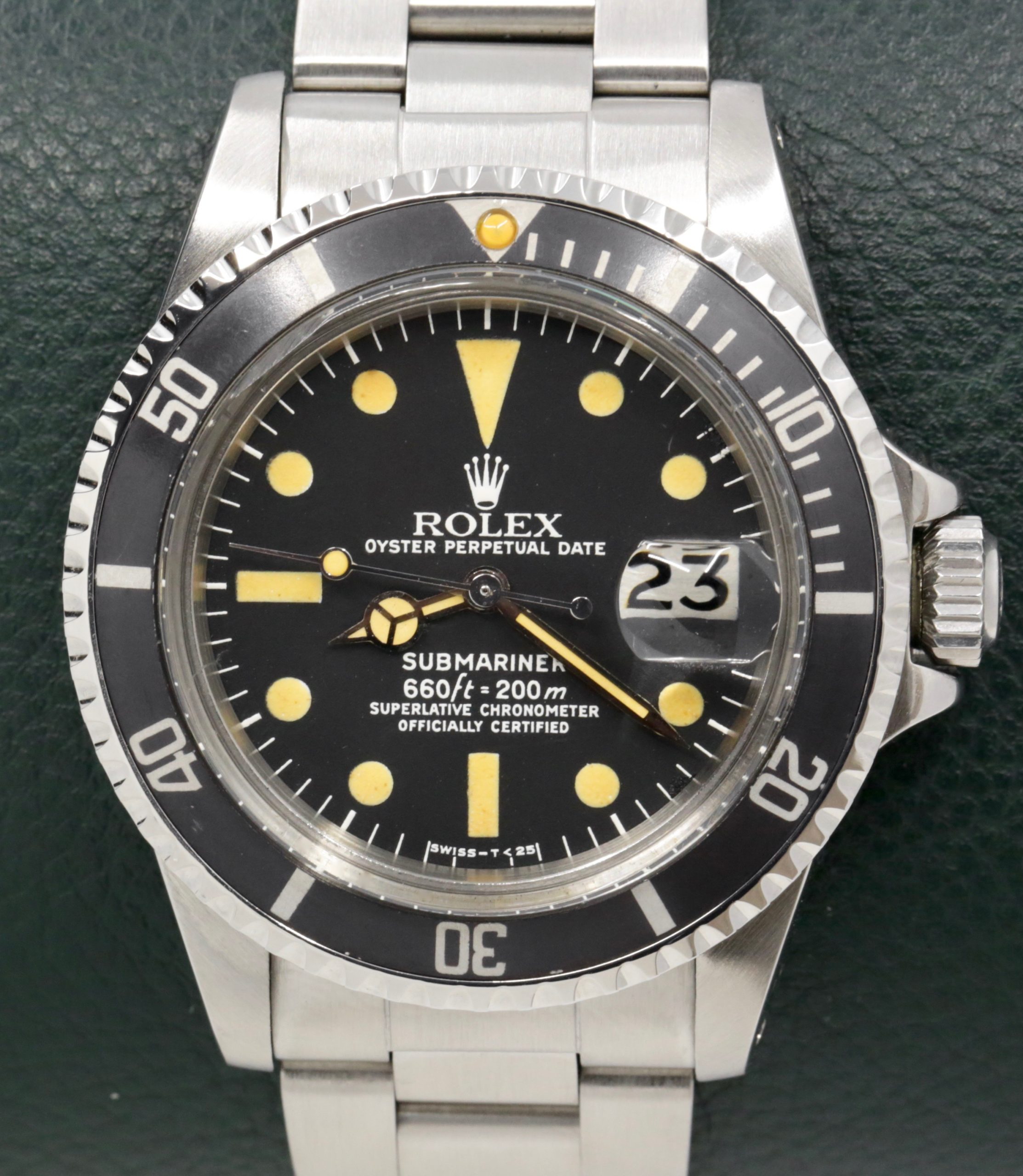 Rolex Oyster Perpetual Submariner Date Reference 1680, Ca 1978. T<25 dial.