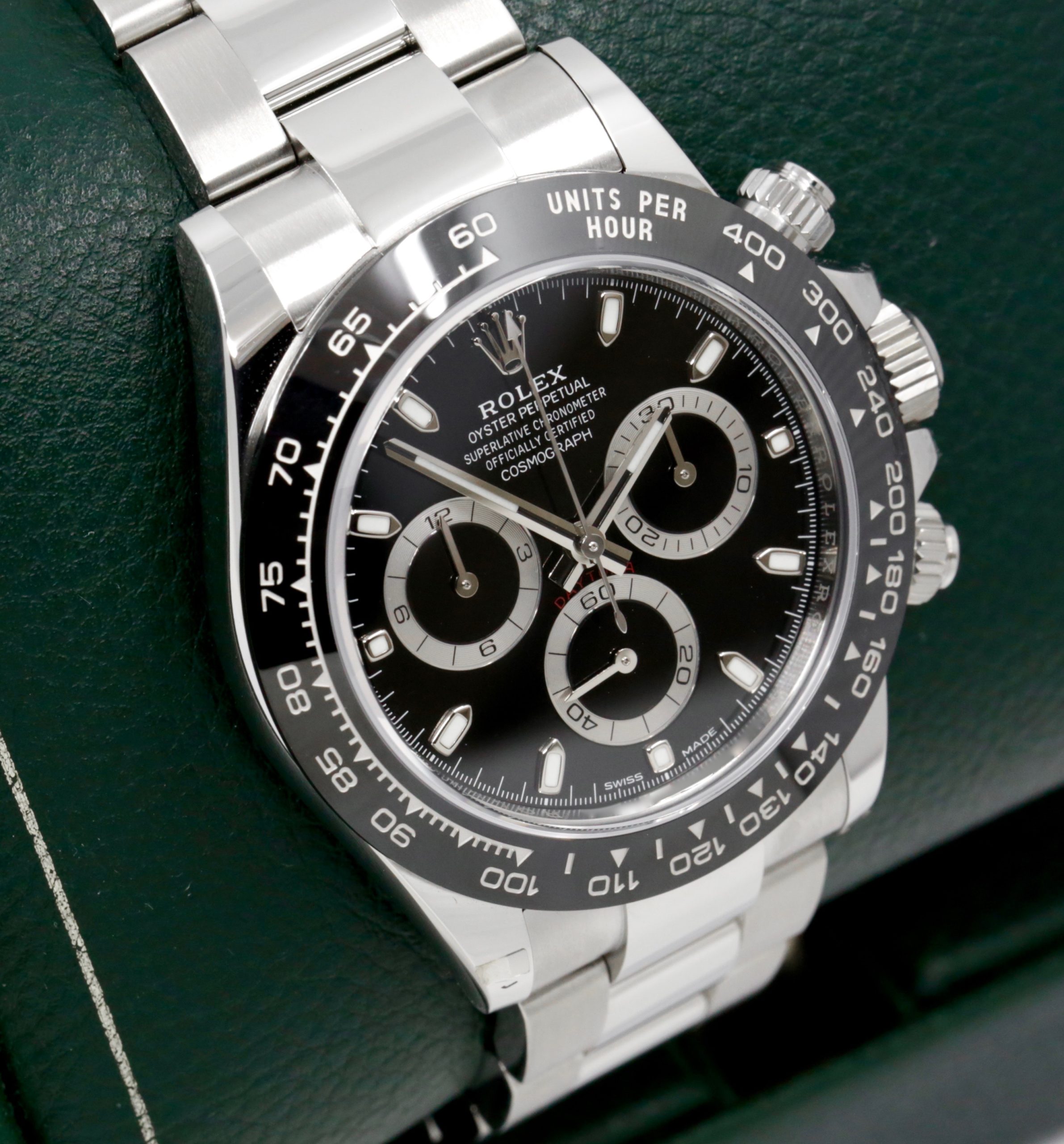 Rolex Cosmograph Daytona, Stainless Steel, Black Ceramic Bezel, Black Index Dial, on Stainless Steel Rolex Oyster Bracelet, Ref. 116500LN, Circa: 2021, Complete with Box, Books, Swing Tags, Rolex Warranty card & Balance of 5 Year Rolex Factory Warranty - Image 2