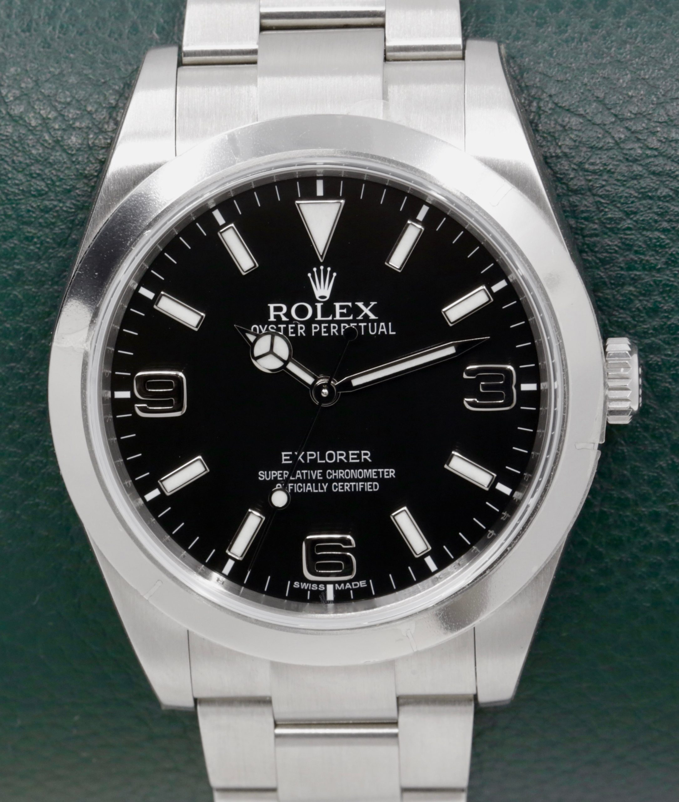 Rolex Explorer I, 39mm, Stainless Steel, Mark I, Black 3,6,9 Dial, on Stainless Steel Rolex Oyster Bracelet, Ref. 214270, Circa: 2011, Complete with Box, Books, Swing Tag, & Rolex Warranty Card - UNWORN! - Image 3