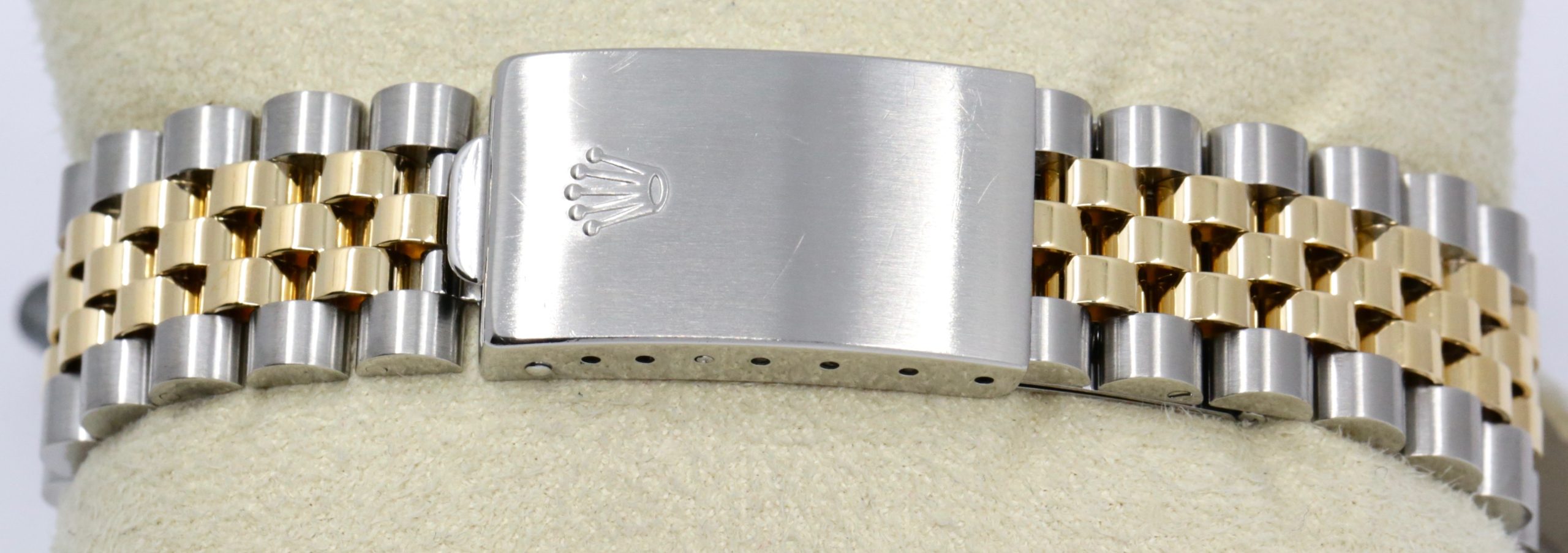 Rolex Oyster Perpetual Datejust in Stainless Steel & 18ct Yellow Gold, Fluted Bezel, Factory Set Champagne Diamond Dial, on Stainless Steel & 18ct Yellow Gold Rolex Jubilee Bracelet, Ref. 16013, Circa: 1986, Box & Books, Rolex Service Card - Image 6