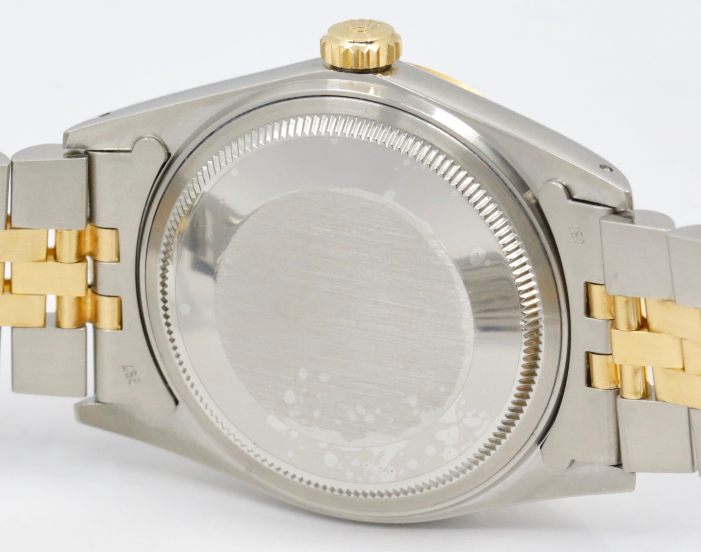 Rolex Oyster Perpetual Datejust in Stainless Steel & 18ct Yellow Gold, Fluted Bezel, Factory Set Champagne Diamond Dial, on Stainless Steel & 18ct Yellow Gold Rolex Jubilee Bracelet, Ref. 16013, Circa: 1986, Box & Books, Rolex Service Card - Image 7