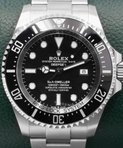 Rolex Sea-Dweller Deepsea, 44mm, Stainless Steel, Black Ceramic Bezel, Black Index Dial, on Stainless Steel Rolex Oyster Bracelet, Ref. 126660, Circa: 2020, Complete with Box, Books, Swing Tags, Rolex Warranty Card & Balance of 5 Year Rolex Factory Warranty
