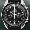 Omega Speedmaster Professional, "Moonwatch", Stainless Steel, Black Index Dial, Hesalite Crystal, on Black Omega Fabric Strap with Stainless Steel Omega Deployant, Ref. 310.32.42.50.01.001, Circa: 2021, with Box, Book, Omega Warranty Card & Balance of 5 Year Omega Factory Warranty