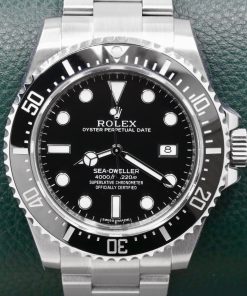 Rolex Sea-Dweller 4000, Stainless Steel, 40mm Case, Black Ceramic Bezel, Black Index Dial, on Stainless Steel Rolex Oyster Bracelet, Ref. 116600, Circa: 2016, with Box, Books, & Rolex Warranty Card
