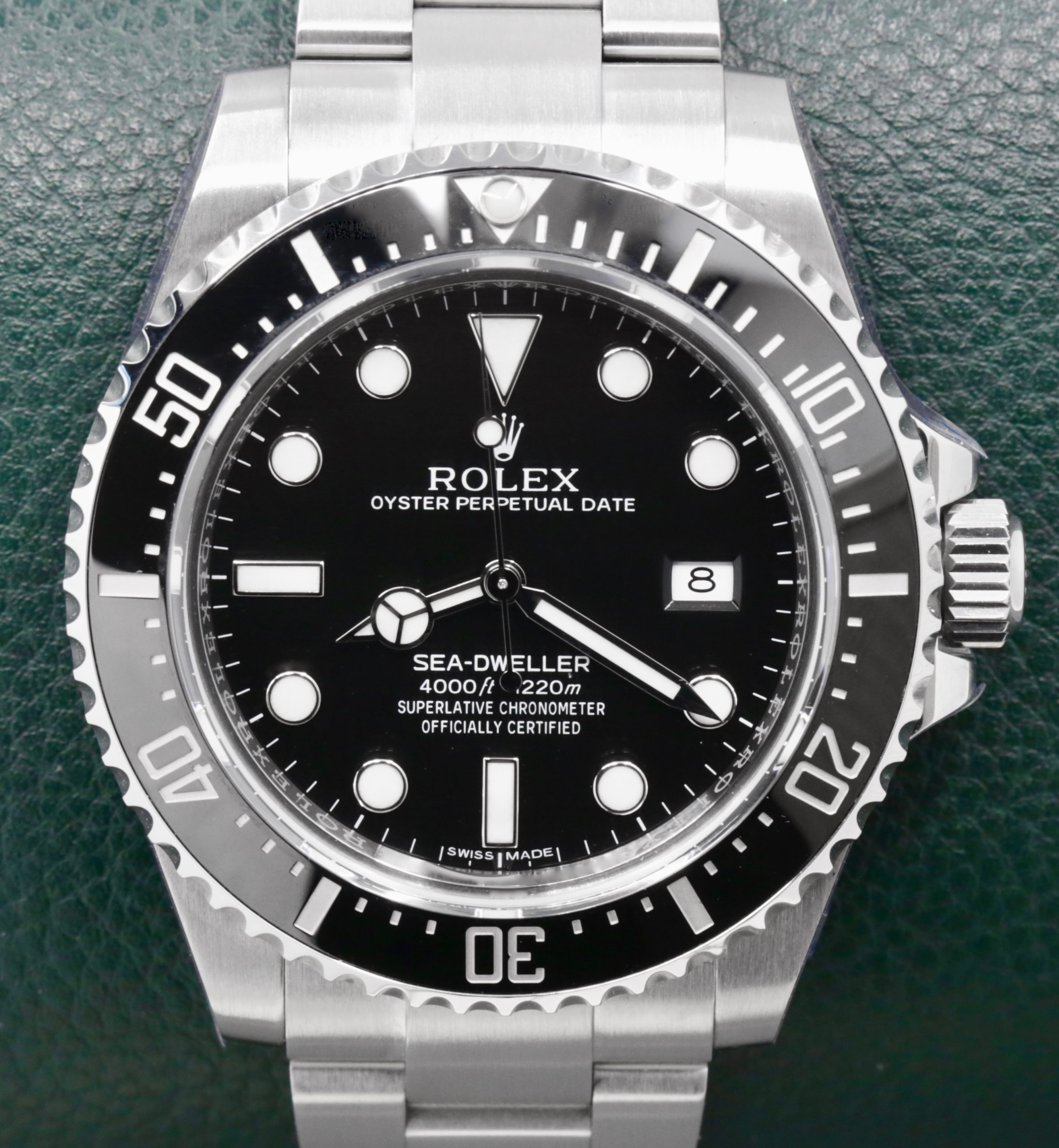 Rolex Sea-Dweller 4000, Stainless Steel, 40mm Case, Black Ceramic Bezel, Black Index Dial, on Stainless Steel Rolex Oyster Bracelet, Ref. 116600, Circa: 2016, with Box, Books, & Rolex Warranty Card