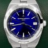 Vacheron Constantin Overseas, in Stainless Steel, with Blue Index Dial, on Stainless Steel Vacheron Constantin Bracelet, Ref. 4500V/110A-B128, Circa: 2022, Complete with Box, Books, & Vacheron Constantin Warranty Card