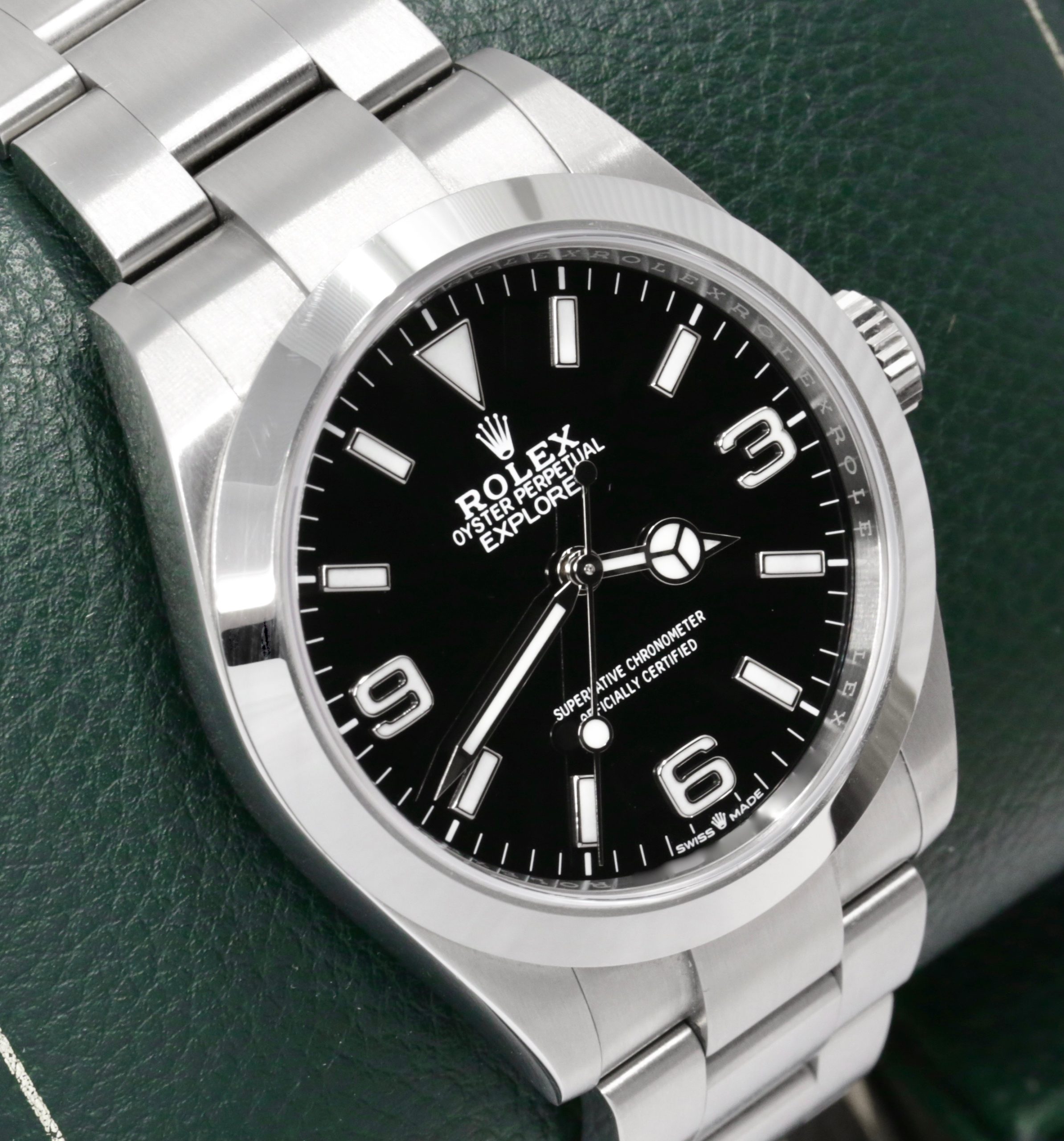 Rolex Explorer I, 40mm, Stainless Steel, Black 3,6,9 Dial, on Stainless Steel Rolex Oyster Bracelet, Ref. 224270, Circa: 2023, with Box, Books, Rolex Warranty Card, & Balance of 5 Year Rolex Factory Warranty - $11,800 - Below RRP!! - Image 2
