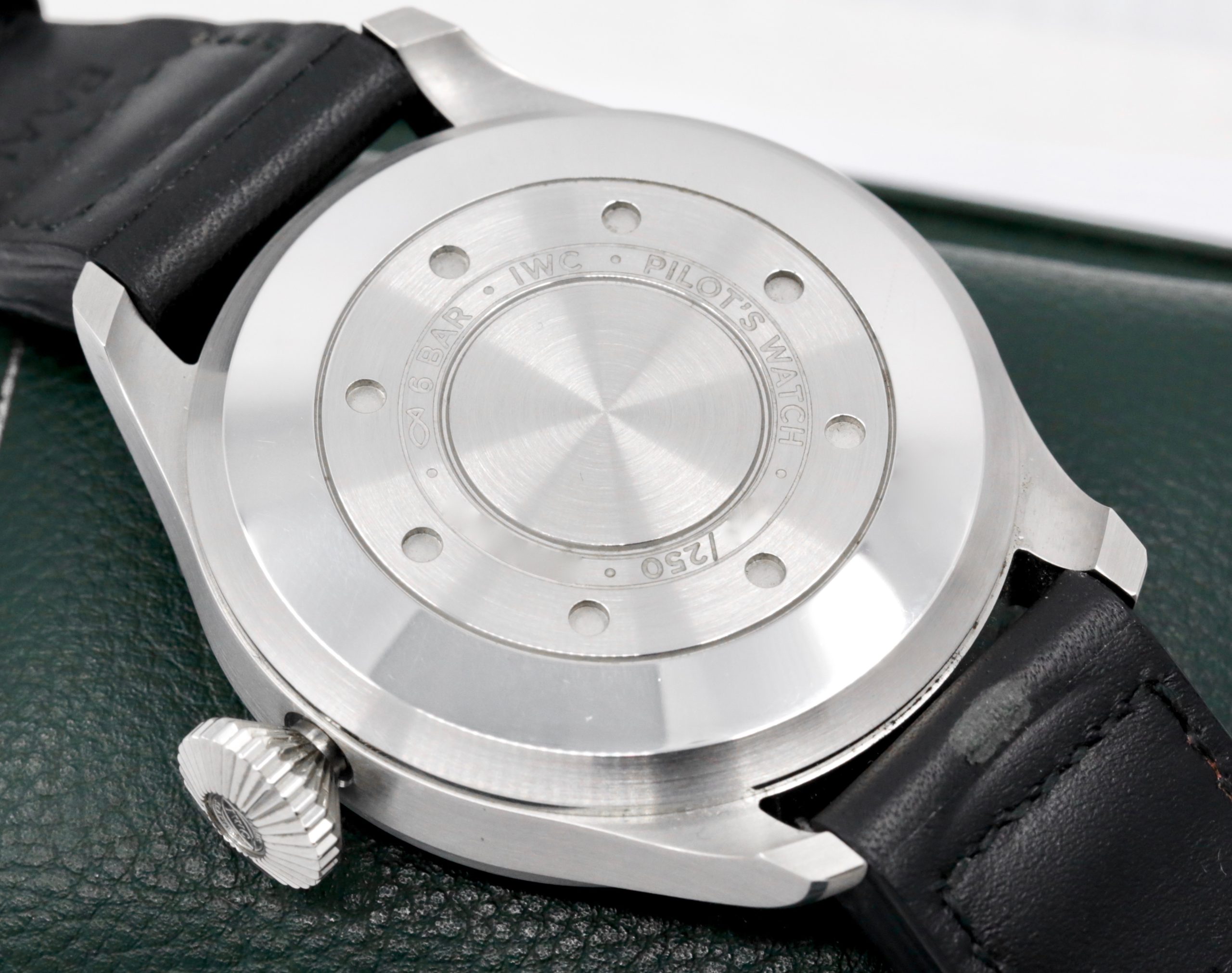 IWC Big Pilot "Right Hander" in Stainless Steel, Grey Arab Dial, on Black IWC Calf Skin Strap with Stainless Steel IWC Deployant, Limited to 250 Pieces, Ref. IW501012, Circa: 2020, Complete with Box, Books, & IWC Warranty Card - Image 5