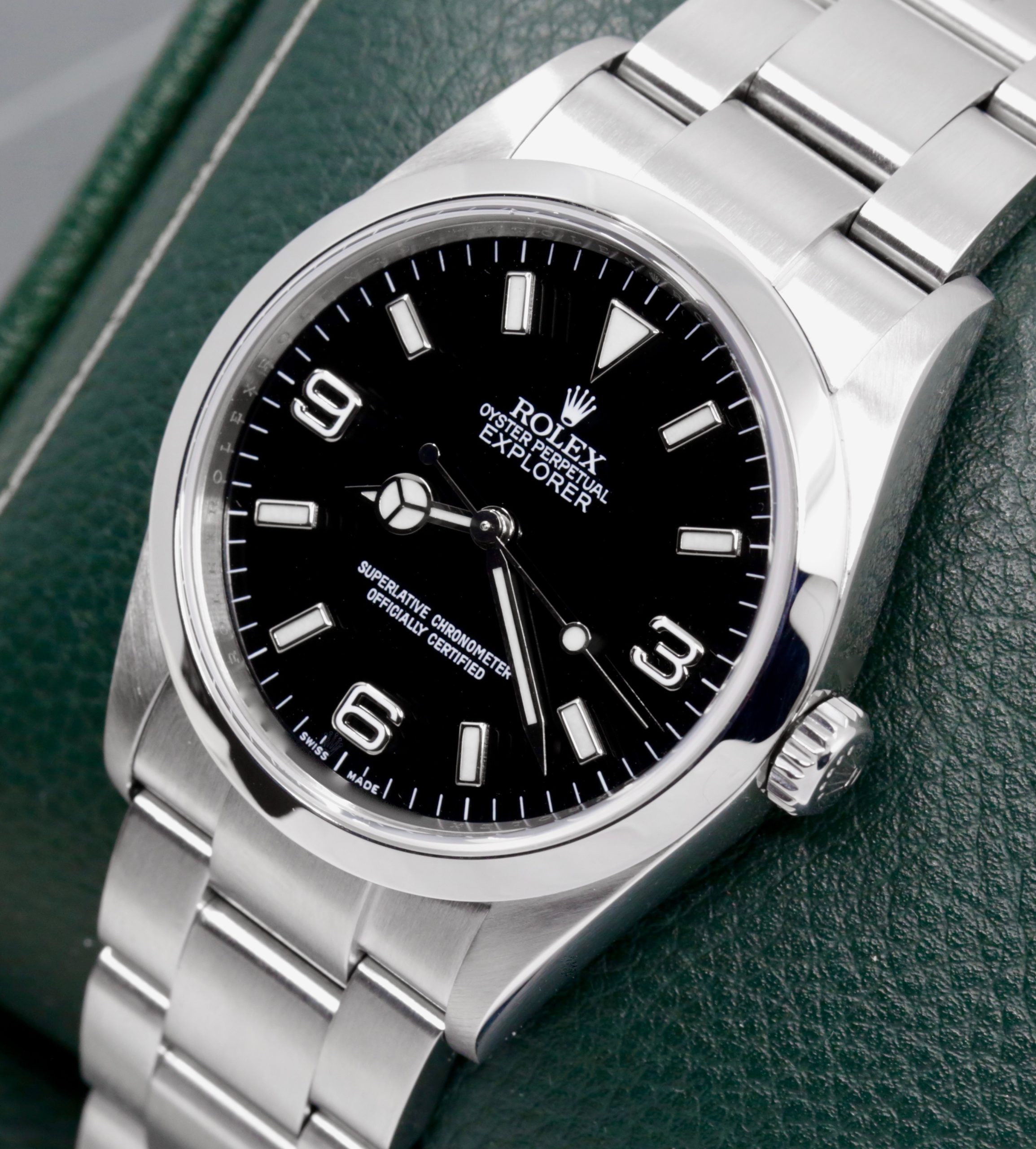 Rolex Explorer I, 36mm, Stainless Steel, Black 3,6,9 Dial, on Stainless Steel Rolex Oyster Bracelet, Ref. 114270, Circa: 2010, Complete with Box, Book, Swing Tags, & Rolex Warranty Card - Image 3