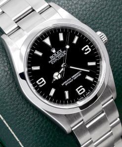 Alternative view of Rolex Explorer I, 36mm, Stainless Steel, Black 3,6,9 Dial, on Stainless Steel Rolex Oyster Bracelet, Ref. 114270, Circa: 2010, Complete with Box, Book, Swing Tags, & Rolex Warranty Card