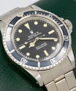 Alternative view of *ON SALE!! Rolex Submariner Non-Date, Ref. 5513, in Stainless Steel, Original Matte "Meters First" Dial & Original Hands, on Original Riveted Rolex Oyster Bracelet, Circa: 1967, with Rolex Folder &  Warranty Certificate - Sold New in 1974