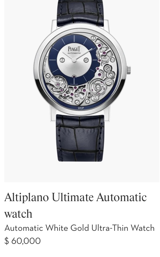 Piaget gents automatic cal 910P Altiplano 18ct white gold automatic GOA45123 full set. - MSRP $60,000 - ON SALE!! $22,200 - Image 6